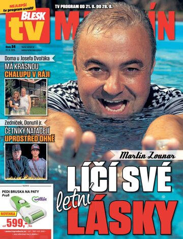 Obálka e-magazínu Blesk Tv magazín - 21.8.2015