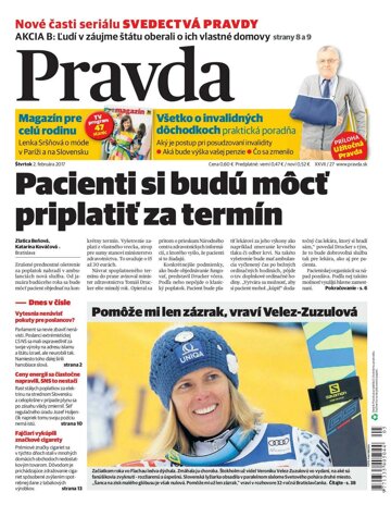 Obálka e-magazínu Pravda 2. 2. 2017