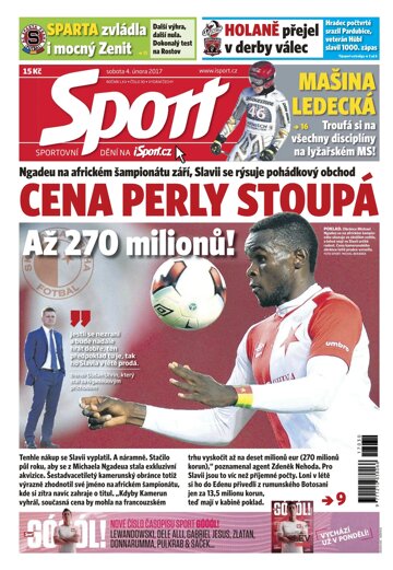 Obálka e-magazínu Sport 4.2.2017