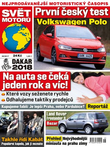 Obálka e-magazínu Svět motorů 27.11.2017