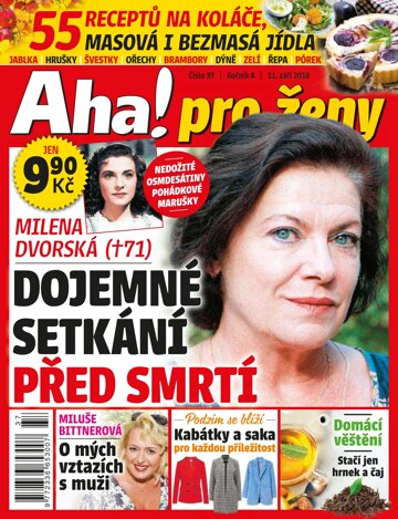 Obálka e-magazínu AHA! pro ženy 37/2018