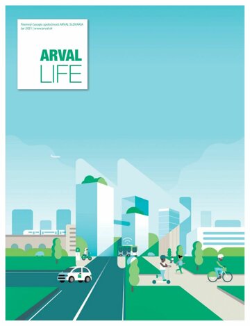 Obálka e-magazínu ARVAL LIFE SK 1/2021