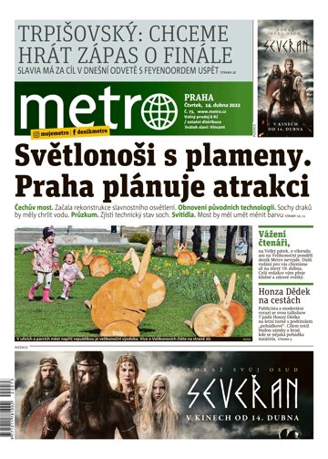 Obálka e-magazínu deník METRO 14.4.2022