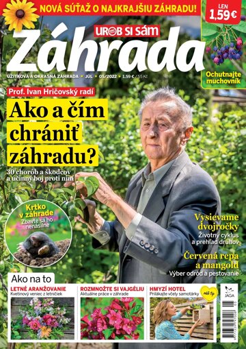 Obálka e-magazínu Záhrada 2022 05