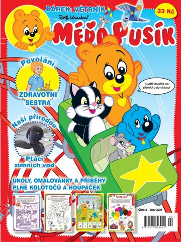 Obálka e-magazínu Méďa Pusík 2/2021