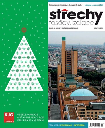 Obálka e-magazínu Střechy, Fasády, Izolace 11-12/2023