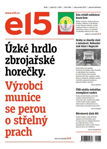 Obálka e-magazínu E15 26.4.2024