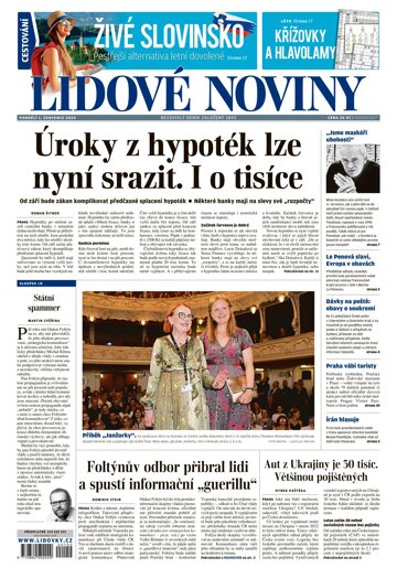 Obálka e-magazínu Lidové noviny 1.7.2024