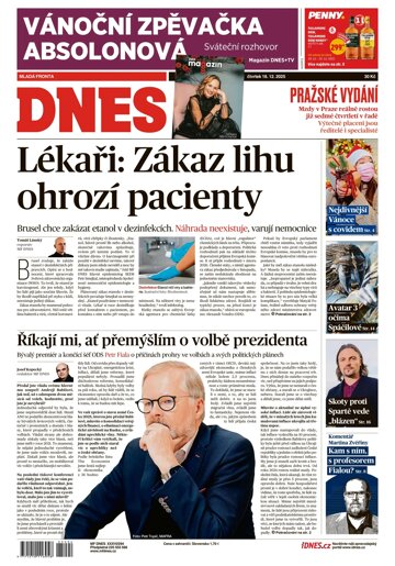 Obálka e-magazínu MF Dnes 18.12.2025