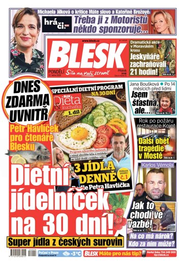 Obálka e-magazínu Blesk 12.1.2026