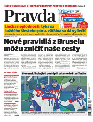 Obálka e-magazínu Pravda 16. 2. 2026