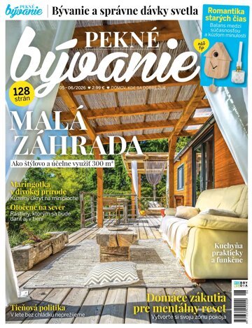 Obálka e-magazínu Pekné bývanie 6.5.2026