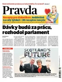 Obálka e-magazínu Pravda 27. 11. 2013