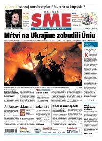 Obálka e-magazínu SME 20.2.2014