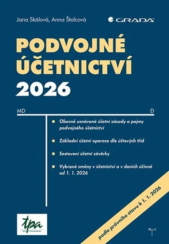Obálka knihy Podvojné účetnictví 2026