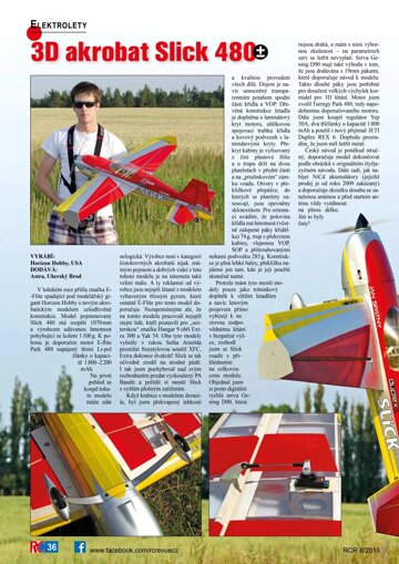 Obálka e-magazínu 3D akrobat Slick 480