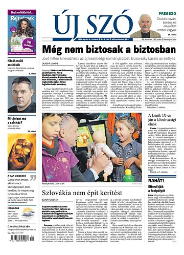 Obálka e-magazínu Új Szó 9.4.2016