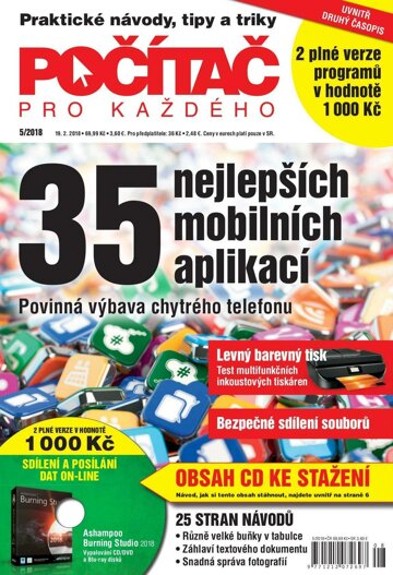 Obálka e-magazínu Počítač pro každého 5/2018
