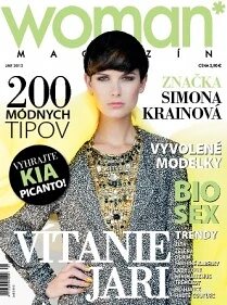 Obálka e-magazínu Woman magazín jar 2012