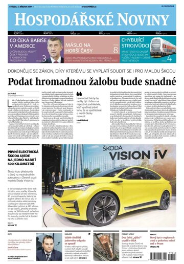 Obálka e-magazínu Hospodářské noviny 046 - 6.3.2019