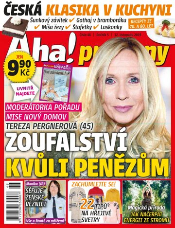 Obálka e-magazínu AHA! pro ženy 46/2019