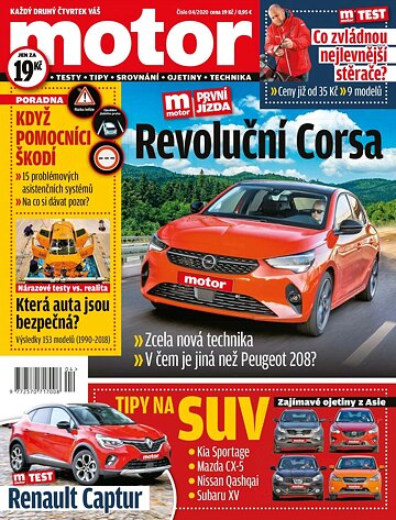Obálka e-magazínu Motor 4/2020