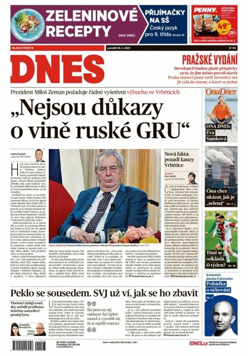 Obálka e-magazínu MF Dnes 26.4.2021