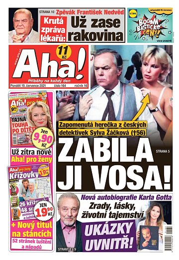 Obálka e-magazínu AHA! 19.7.2021