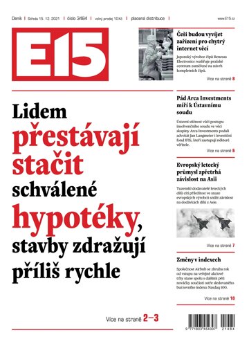 Obálka e-magazínu E15 - 15.12.2021