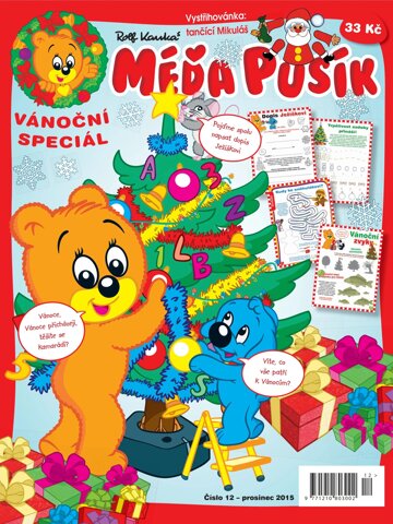 Obálka e-magazínu Méďa Pusík 12/2015