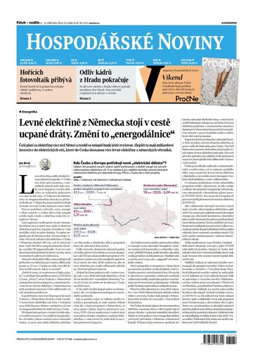 Obálka e-magazínu Hospodářské noviny 174 - 8.9.2023