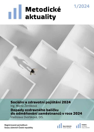 Obálka e-magazínu Metodické aktuality Svazu účetních 1/2024