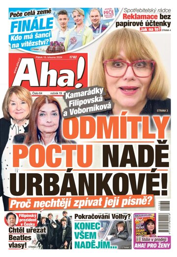 Obálka e-magazínu AHA! 15.3.2024