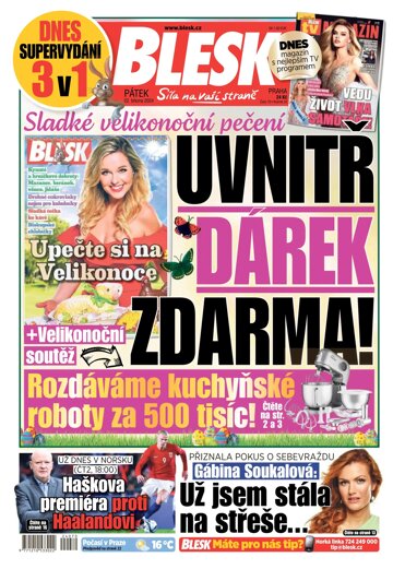 Obálka e-magazínu Blesk 22.3.2024