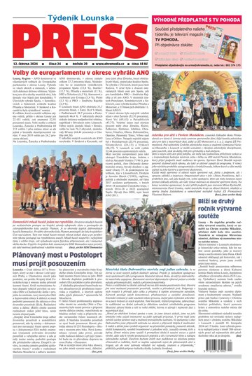 Obálka e-magazínu Lounský press 24/24
