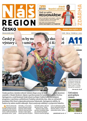 Obálka e-magazínu Náš Region - Česko 31/2025