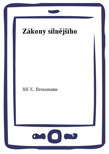 Obálka knihy Zákony silnějšího