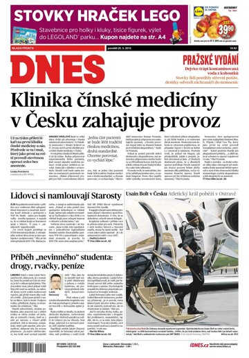 Obálka e-magazínu MF Dnes 25.5.2015