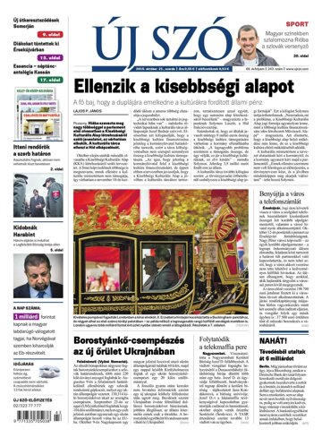 Obálka e-magazínu Új Szó 21.10.2015