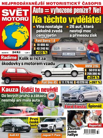 Obálka e-magazínu Svět motorů 8.8.2016