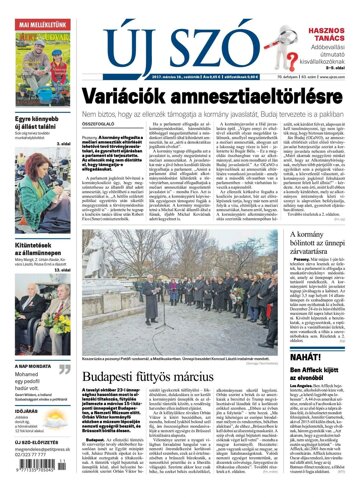 Obálka e-magazínu Új Szó 16.3.2017