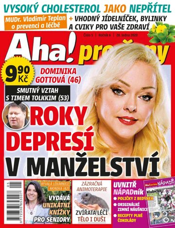 Obálka e-magazínu AHA! pro ženy 5/2020