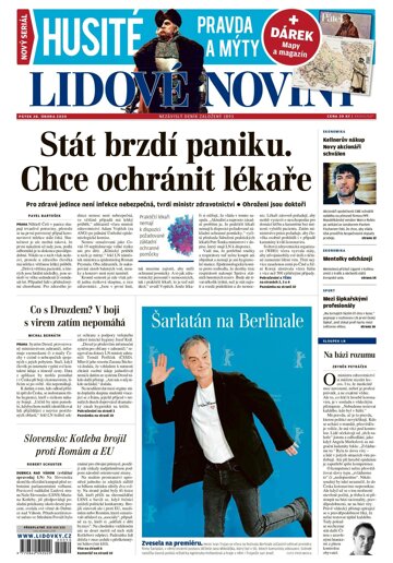 Obálka e-magazínu Lidové noviny 28.2.2020