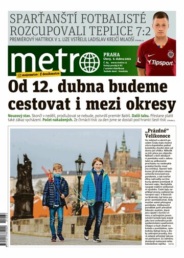 Obálka e-magazínu deník METRO 6.4.2021