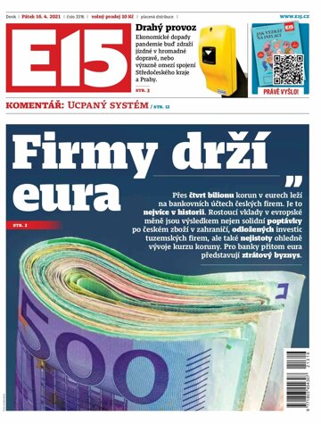 Obálka e-magazínu E15 - 16.4.2021