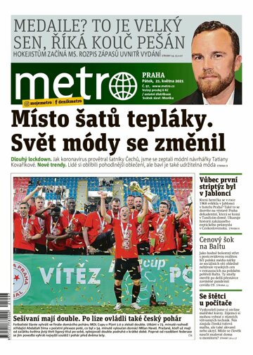 Obálka e-magazínu deník METRO 21.5.2021