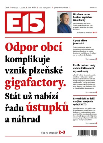 Obálka e-magazínu E15 30.11.2022