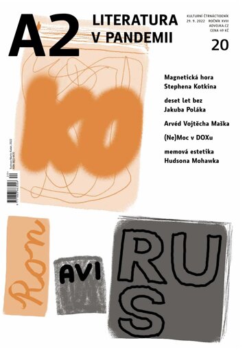 Obálka e-magazínu A2 kulturní čtrnáctideník 20/2022