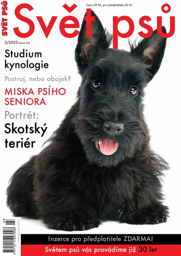 Obálka e-magazínu Svět psů 3/2023