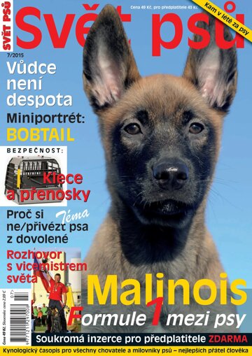 Obálka e-magazínu Svět psů 7/2015